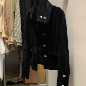 Michael Kors black velvet jacket